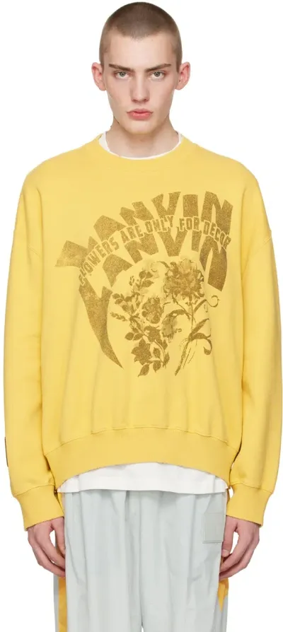 Lanvin Yellow Future Edition Sweatshirt