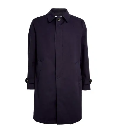 Lardini Mac Overcoat In Black