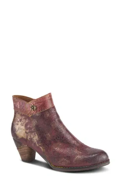 L'artiste By Spring Step Bestlove Bootie In Bordeaux Multi