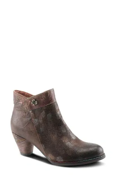 L'artiste By Spring Step Bestlove Bootie In Brown Multi