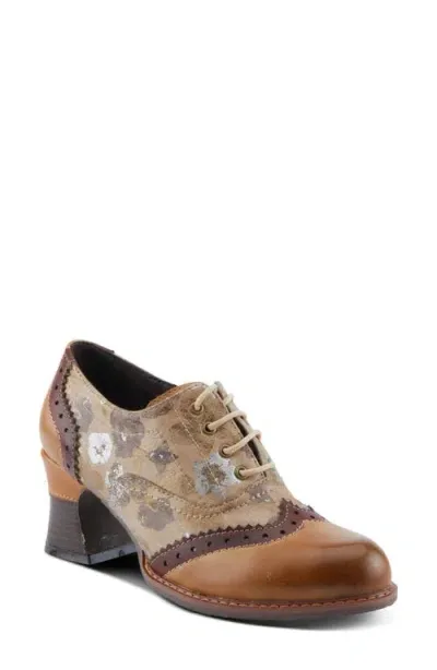 L'artiste By Spring Step Perrine Bootie In Tan Multi