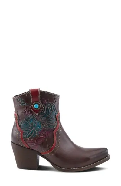 L'artiste By Spring Step Rebamac Western Boot In Chocolate Brown