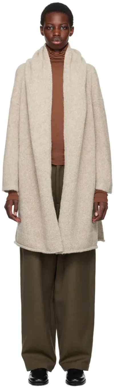 Lauren Manoogian Taupe Capote Coat In D03 Dust