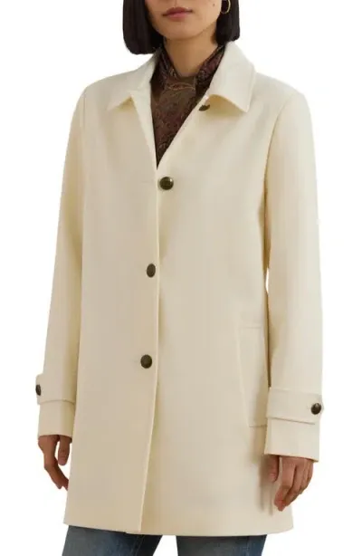 Lauren Ralph Lauren Gabardine Jacket In Mascarpone White