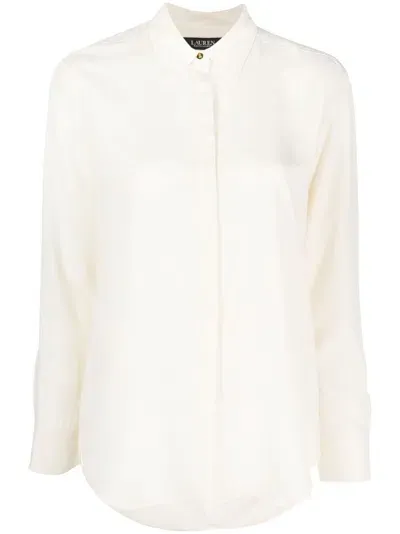 Lauren Ralph Lauren Kristy Long-sleeve Shirt In Neutrals