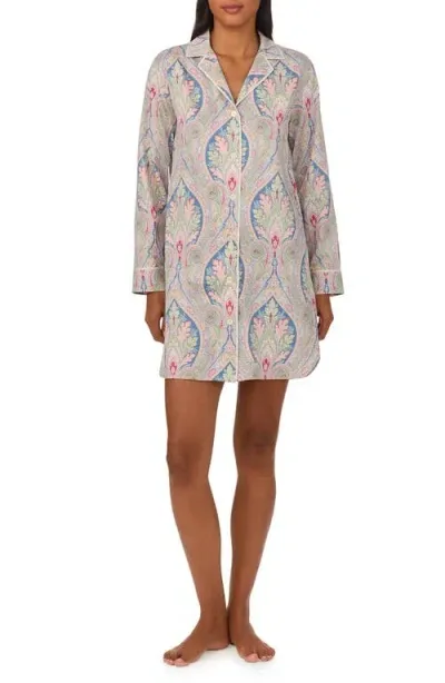 Lauren Ralph Lauren Paisley Nightshirt In Multi Paisley