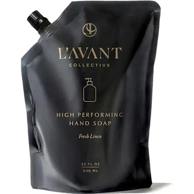 L'avant Collective Fresh Linen Hand Soap Refill In Black