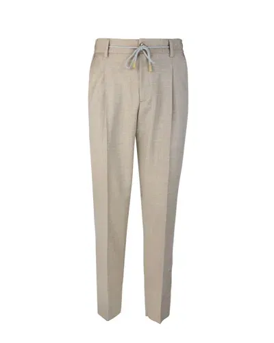 L.b.m 1911 Pantalone In Lana Beige In 02