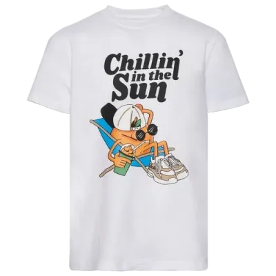 Lckr Boys   Chillin Sun Graphic T-shirt In White