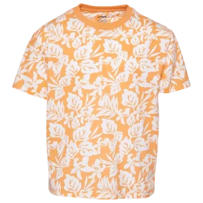 Lckr Boys   Kid T-shirt In Orange/bright White