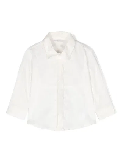 Le Bebé Enfant Babies' Long-sleeve Shirt In White