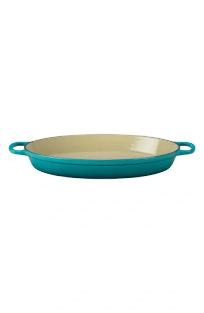 Le Creuset Signature 3 Quart Enameled Cast Iron Oval Baker In Caribbean