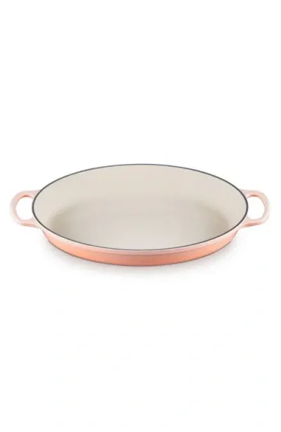 Le Creuset Signature 3 Quart Enameled Cast Iron Oval Baker In Peche