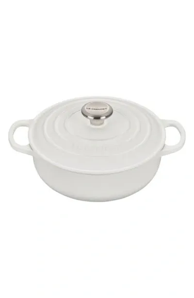 Le Creuset Signature 3.5-quart Round Enamel Cast Iron French/dutch Oven In White