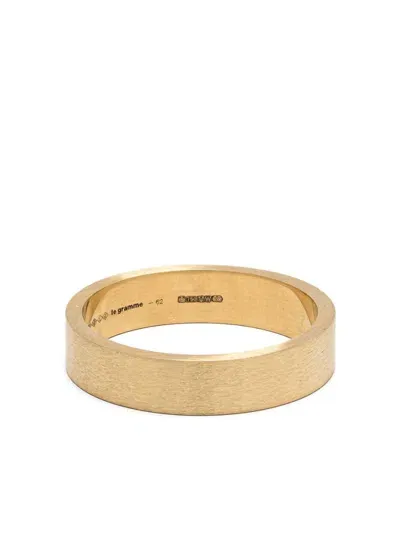 Le Gramme 18kt Yellow Gold Ribbon Brushed Ring