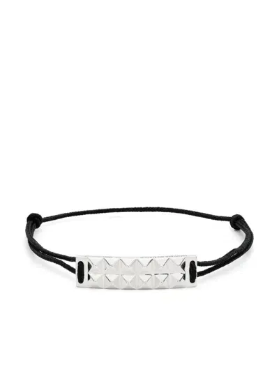 Le Gramme Pyramid Bracelet In Black