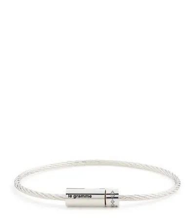 Le Gramme Sterling Silver Cable Bangle