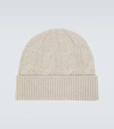 Le Kasha Cashmere Beanie In Beige