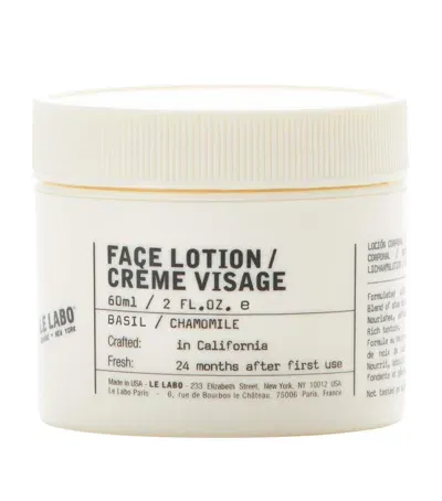 Le Labo Basil Face Lotion In White