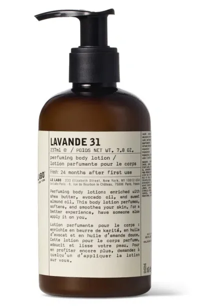 Le Labo Lavande 31 Body Lotion In Brown