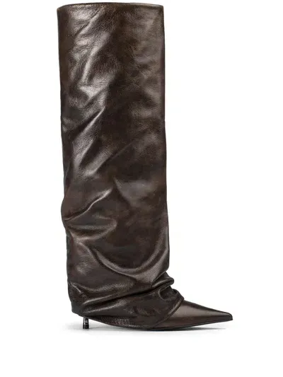 Le Silla 120mm Andy Boots In Brown