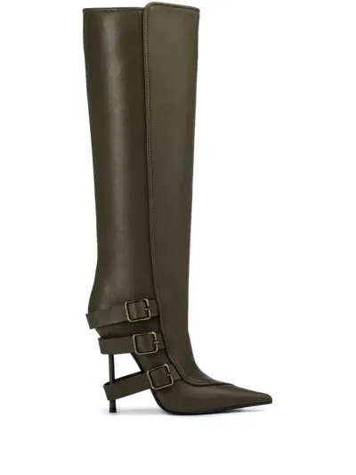 Le Silla 120mm Courtney Boots In Green