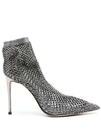 Le Silla 120mm Gilda Boots In Grey