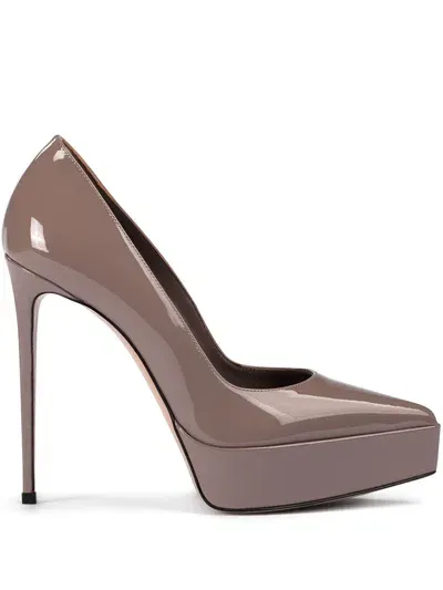 Le Silla 140mm Uma Pumps In Neutrals