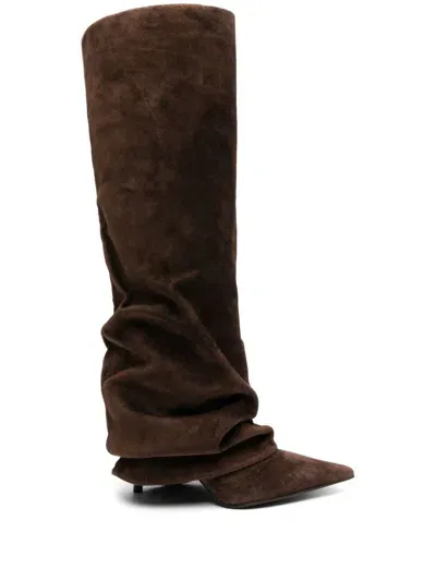 Le Silla 80mm Andy Boots In Brown