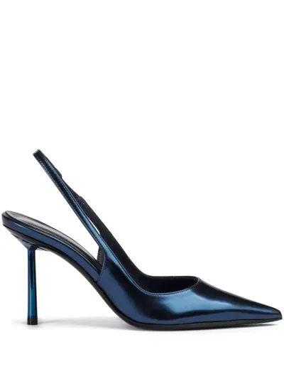 Le Silla 80mm Bella Pumps In Blue