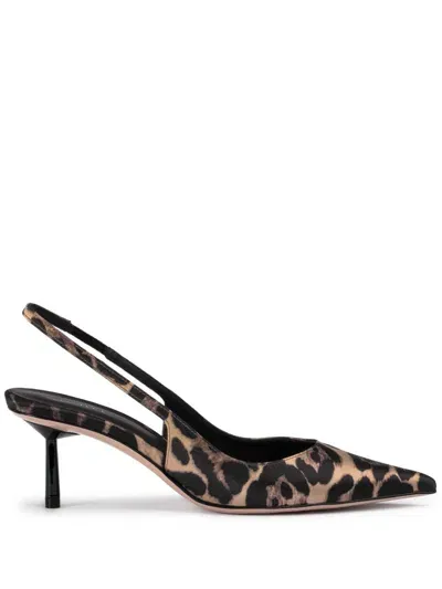 Le Silla Bella 60mm Leopard-print Pumps In Brown