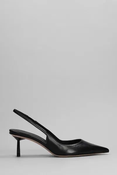 Le Silla Bella Pointed-toe Slingback Pumps In Black