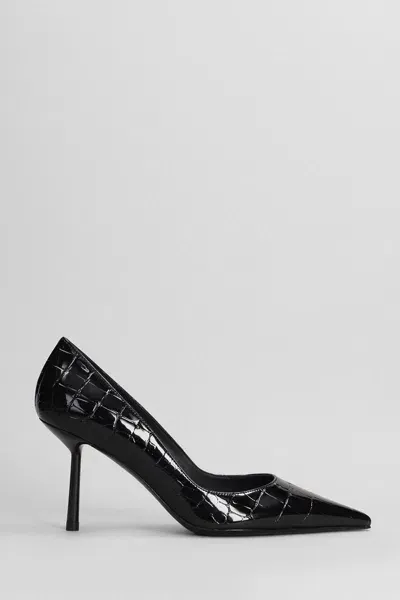 Le Silla Bella 120mm Leather Pumps In Black