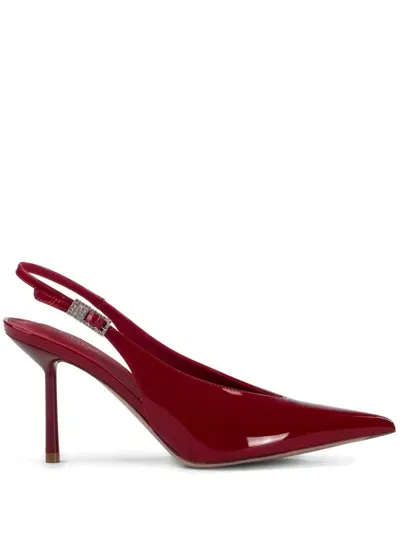 Le Silla Clivage 80mm Leather Pumps In Red