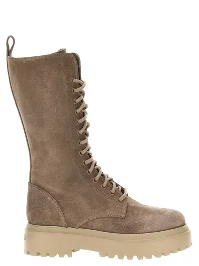 Le Silla Ranger Boots, Ankle Boots In Beige