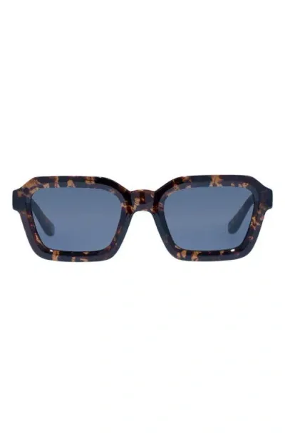 Le Specs Impossible 51mm Square Sunglasses In Tokyo Tort