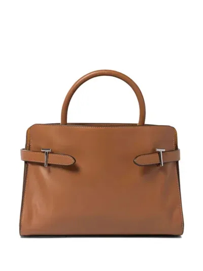 Le Tanneur Medium Emie Tote Bag In Brown