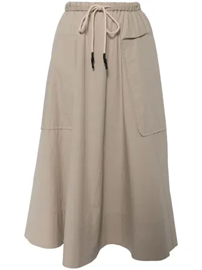 Lee Mathews Harriet Skirt In Neutrals