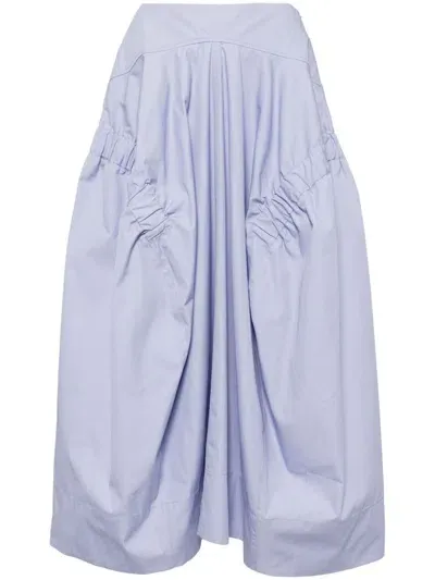 Lee Mathews Jacob Skirt In Blue