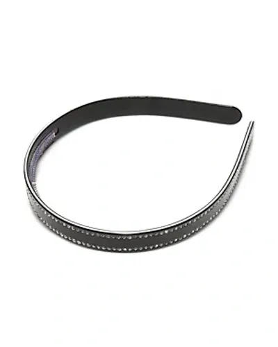 Lele Sadoughi Jenna Crystal Acetate Headband In Black