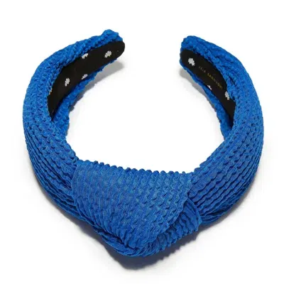 Lele Sadoughi Swim Knotted Headband In Blue