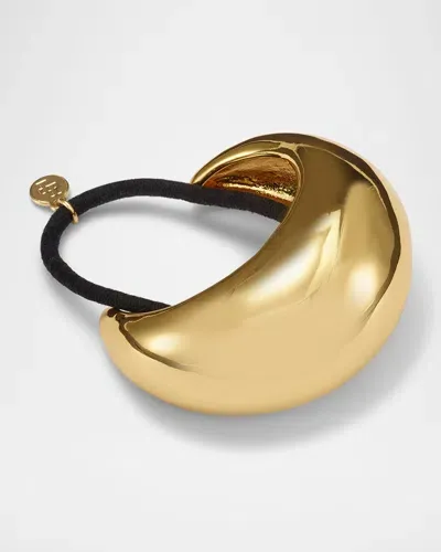 Lelet Ny Glossy Dome Brass Pony Cuff In Gold