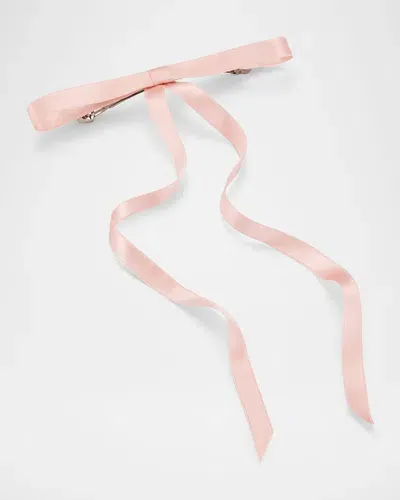 Lelet Ny Karla Silk Skinny Bow In Blush