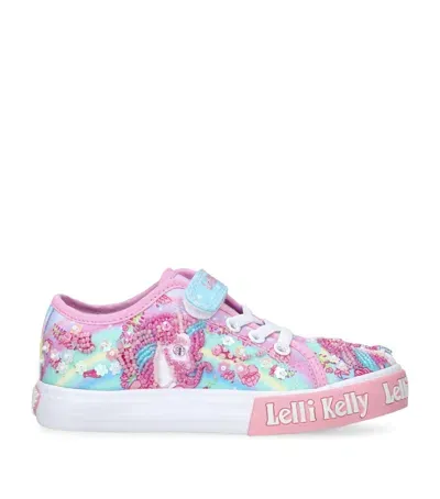 Lelli Kelly Kids' Unicorn Low-top Sneakers In Pink