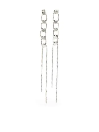 Lemaire Abacus Earrings In 银色