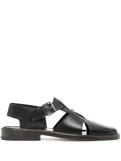 Lemaire Fisherman Sandalen In Black