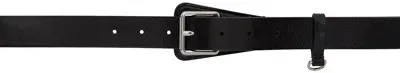 Lemaire Brown Military 30mm Belt In Br449 Dark Brown