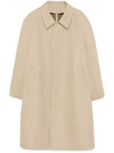 Lemaire Beige Over Coat In Neutrals