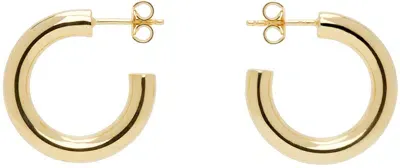 Lemaire Gold Small Classic Hoop Earrings In Ye545 Gold