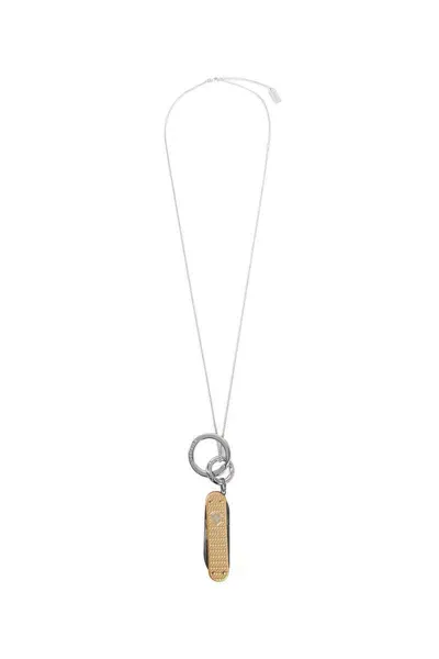 Lemaire Mini Swiss Knife Necklace In Gold